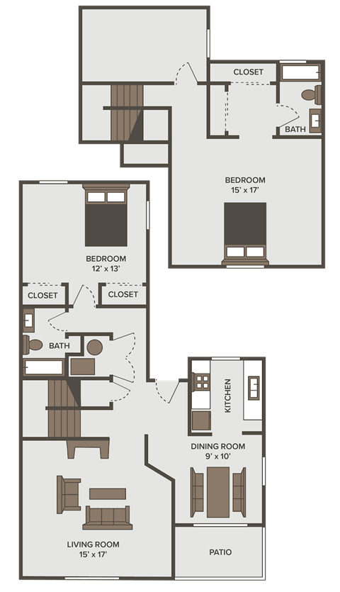 the majestic floor plan at villages at symmes crossing